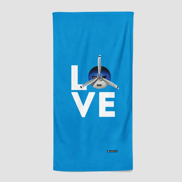Love Propeller - Beach Towel