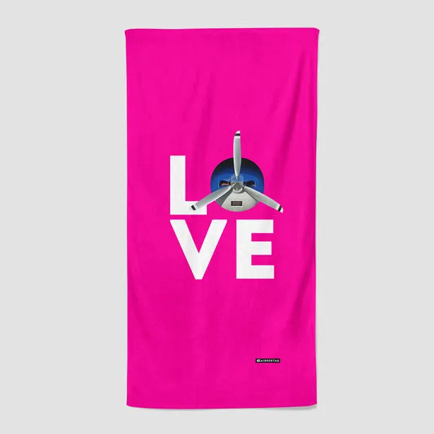 Love Propeller - Beach Towel