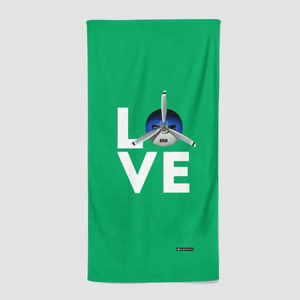 Love Propeller - Beach Towel
