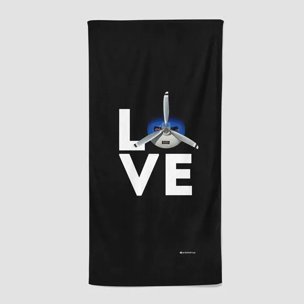 Love Propeller - Beach Towel
