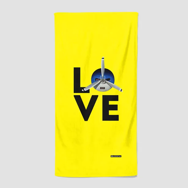 Love Propeller - Beach Towel