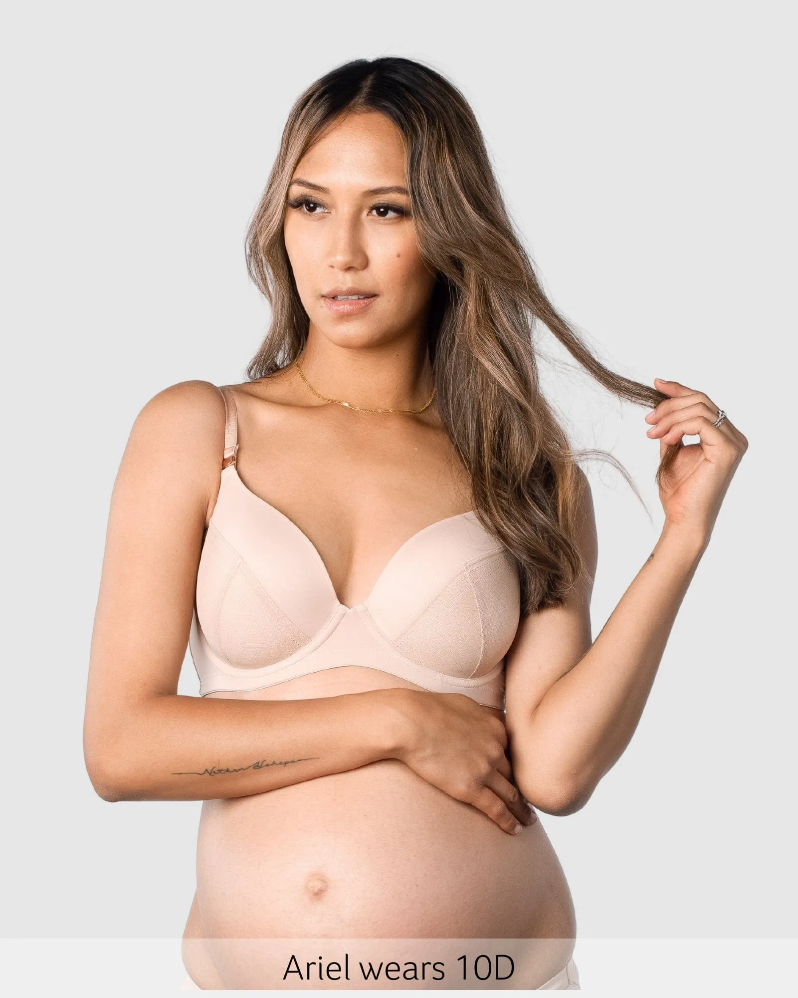 LUNAR ECLIPSE PLUNGE CASHMERE CONTOUR NURSING BRA - FLEXI UNDERWIRE