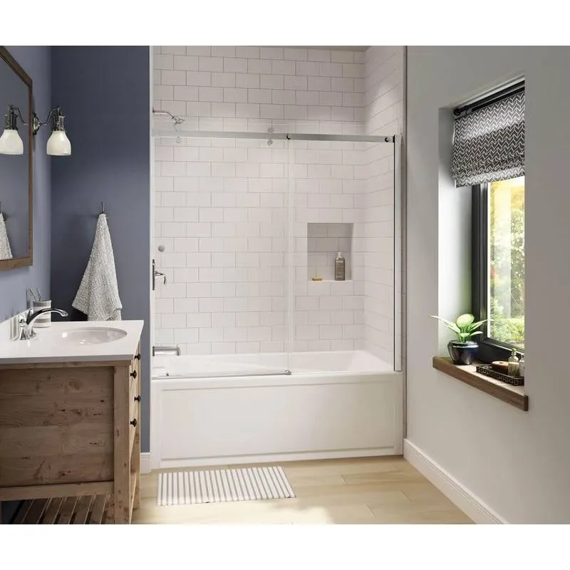 Maax Exhibit IFS AFR Acrylic Alcove Right-Hand Drain Bathtub in White 60 x 32 105512