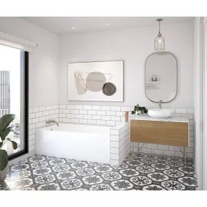 Maax Rubix 6032 AFR Acrylic Alcove Bathtub in White 60" x 32" 105704