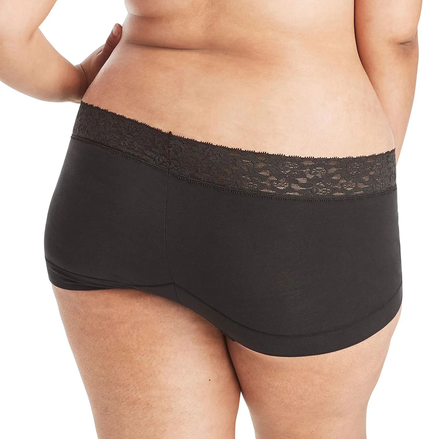 Maidenform Women's Boyshort Underwear, Stretch Cotton Boyshort Panties for Women, Assorted, 3-pack