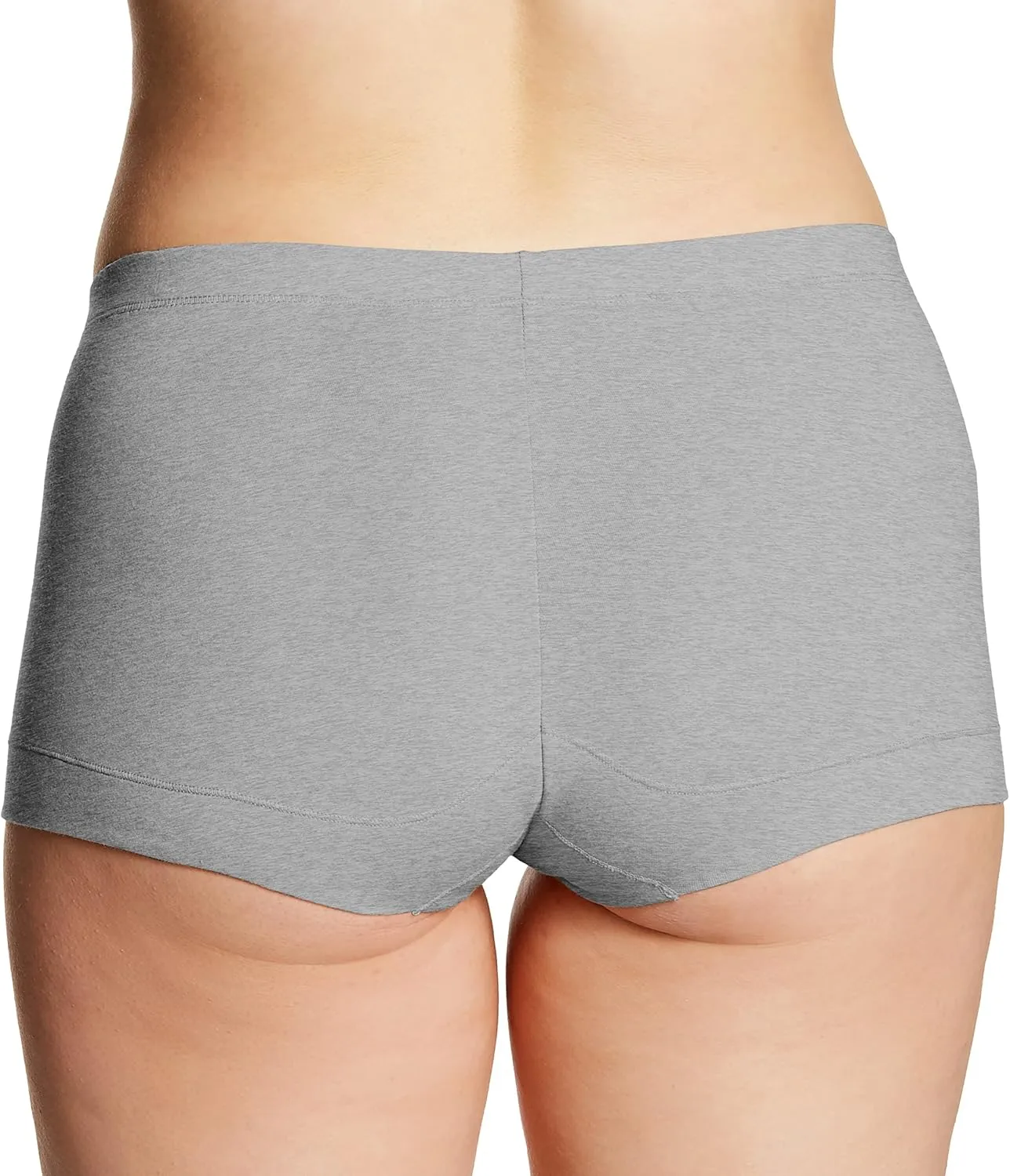 Maidenform Women's Boyshort Underwear, Stretch Cotton Boyshort Panties for Women, Assorted, 3-pack
