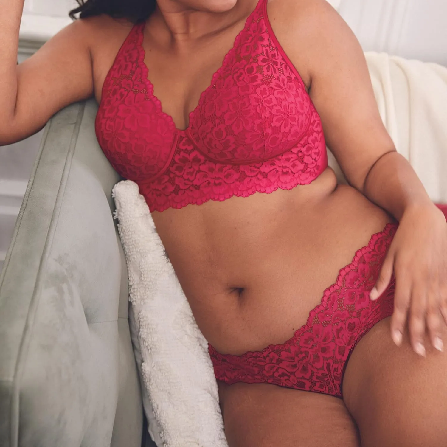 Maidenform Women's Cheeky Lace Boys'hort