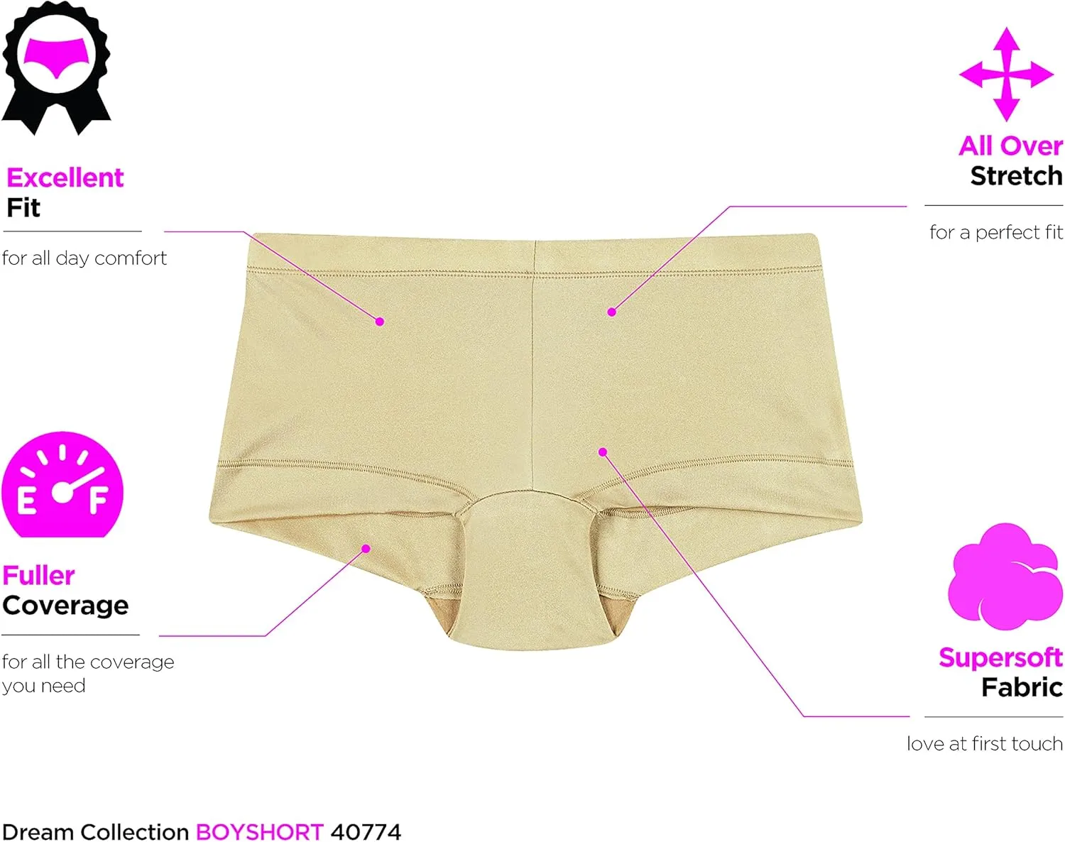 Maidenform womens Dream Boyshort Panty