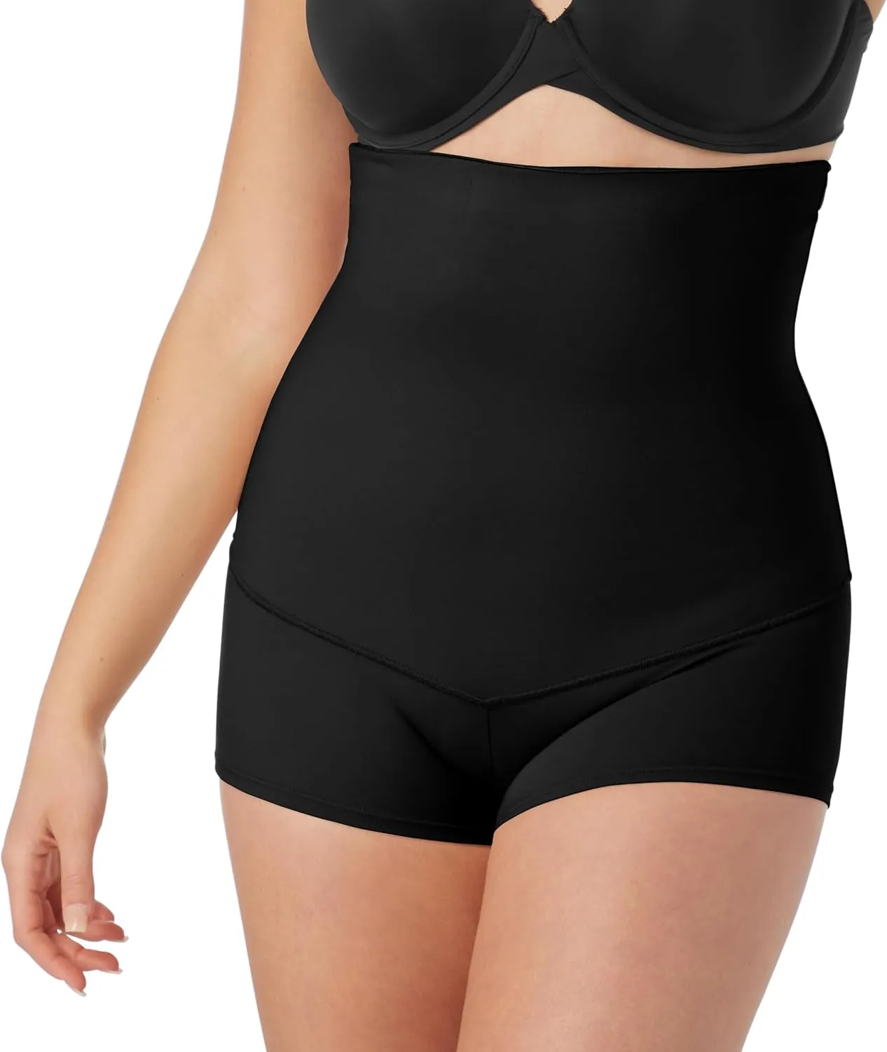 Maidenform Women's Shapewear Underwear, High-Waisted Body Shaper Shorts, Shapewear Tummy Control Boyshort