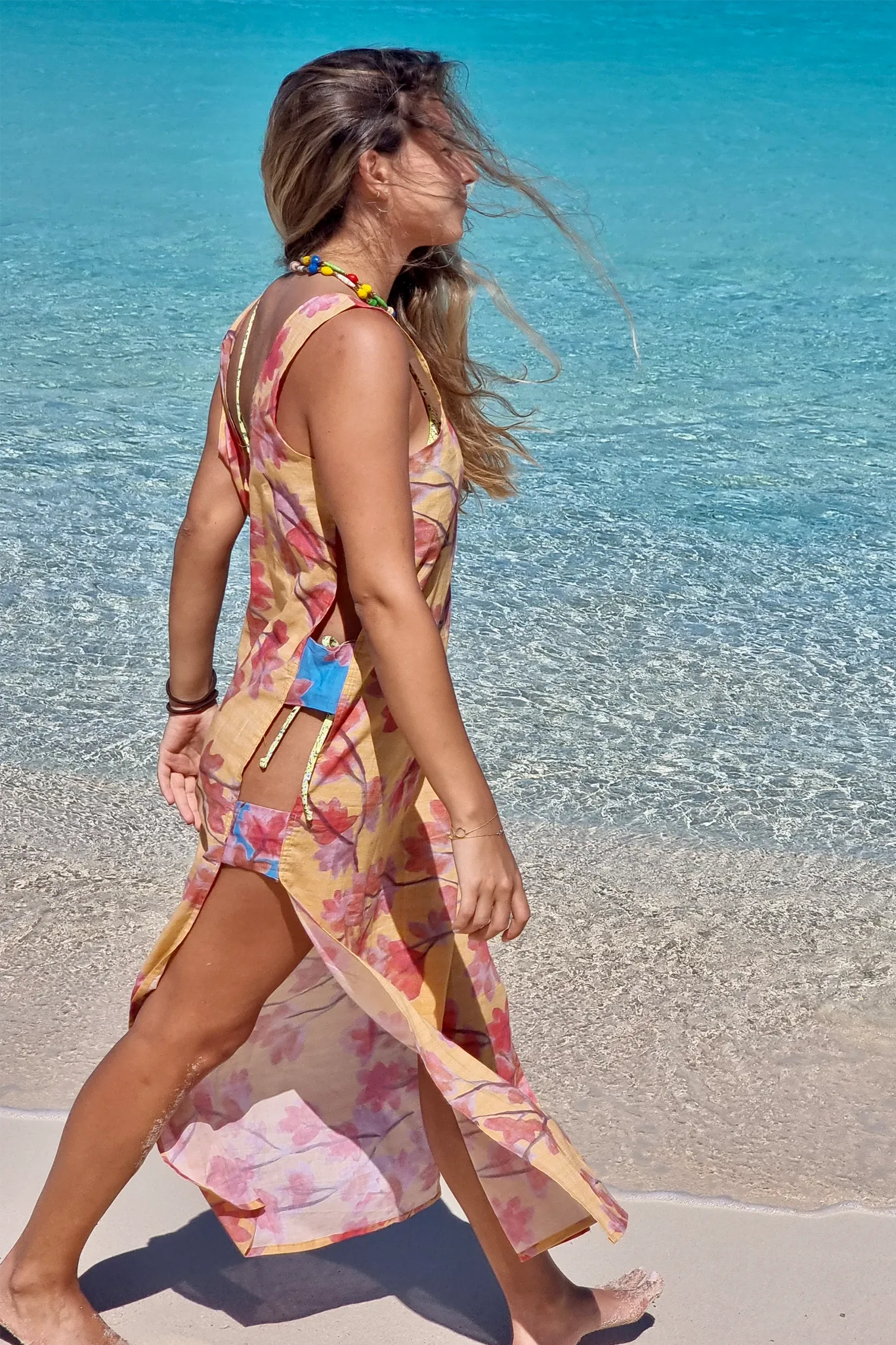 Malayki Dress in Gohanameya Honey