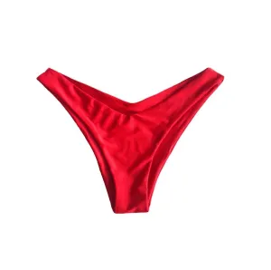 MALDIVES BIKINI BOTTOMS IN CORAL RED