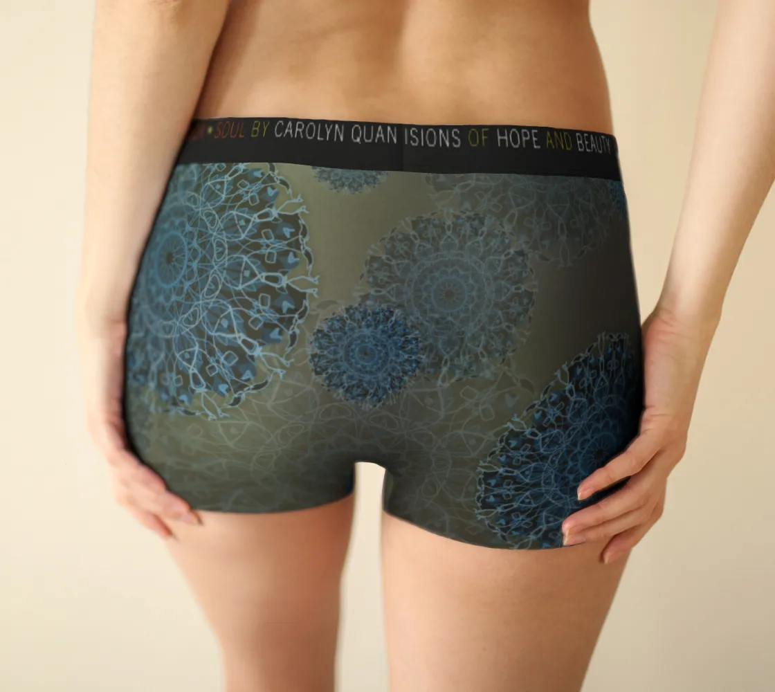 Mandala 1 Blue Tan