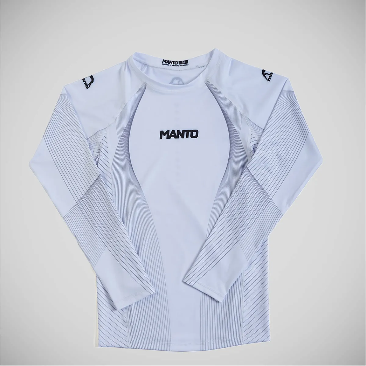 Manto Flow Long Sleeve Rash Guard White
