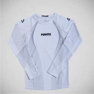 Manto Flow Long Sleeve Rash Guard White