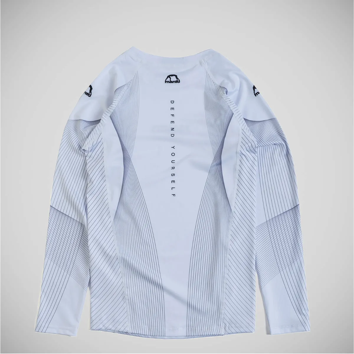 Manto Flow Long Sleeve Rash Guard White