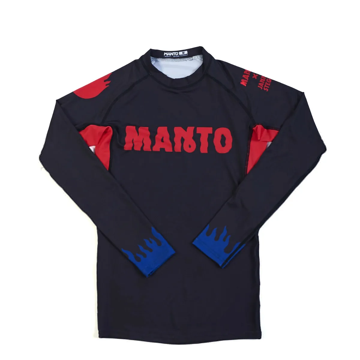 Manto Night Out Long Sleeve Rash Guard Black