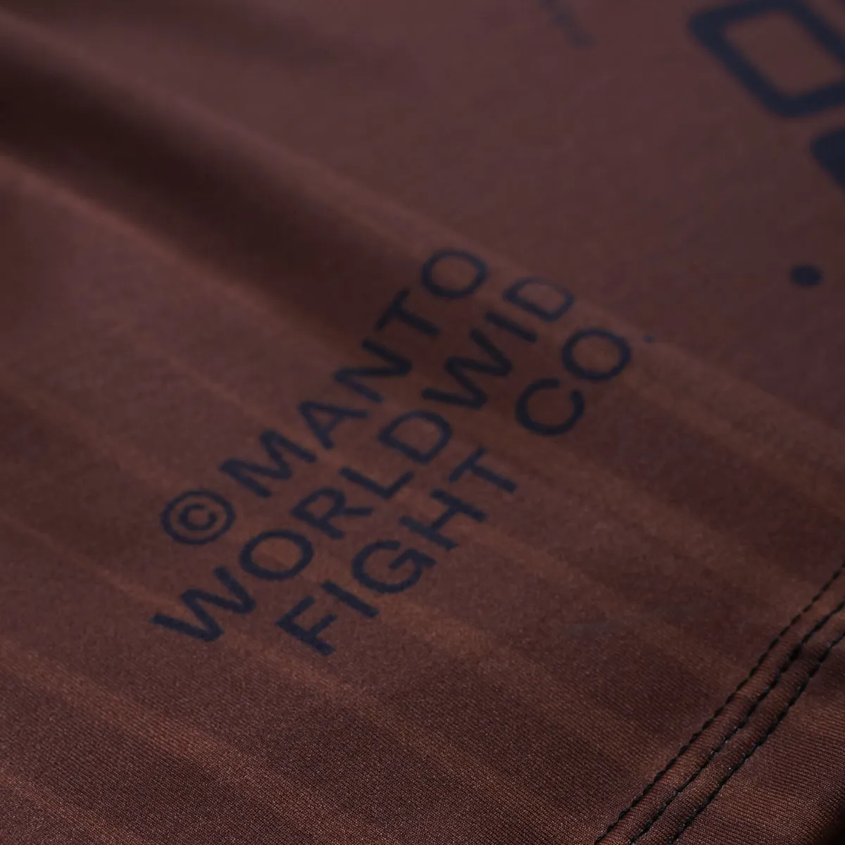 Manto Ranked Rash Guard Brown