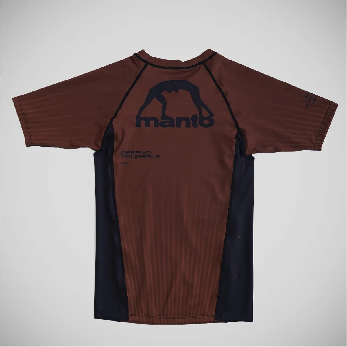 Manto Ranked Rash Guard Brown