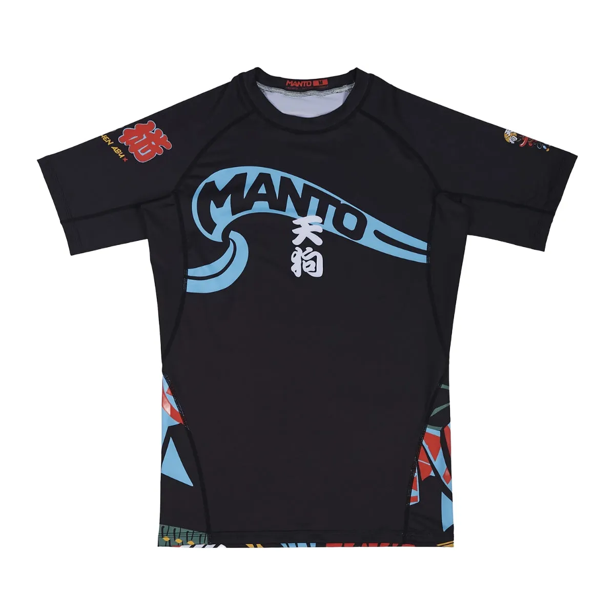 Manto Tengu Rash Guard Black