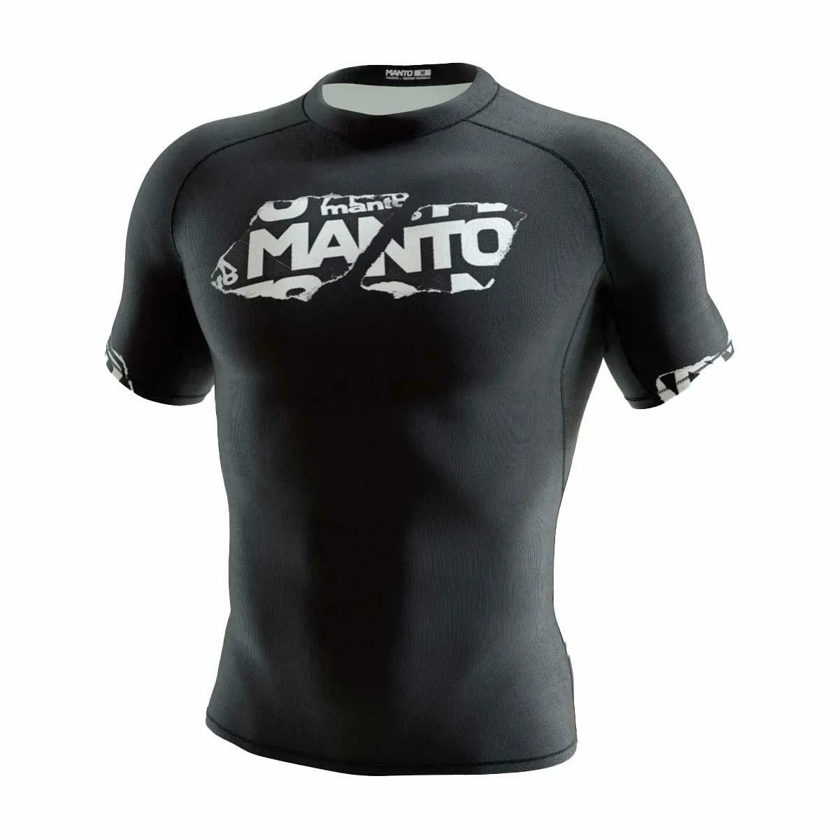 Manto Torn Rash Guard Black