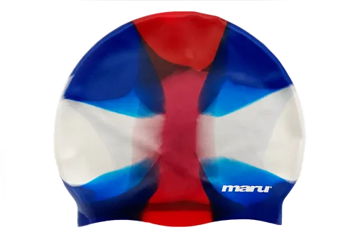 Maru Tie Dye Silicone Swimming Caps