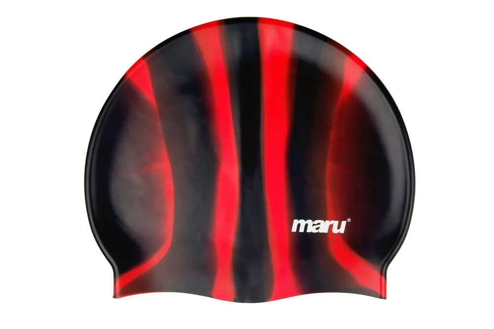 Maru Tie Dye Silicone Swimming Caps