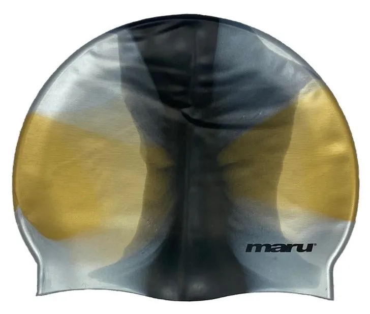 Maru Tie Dye Silicone Swimming Caps