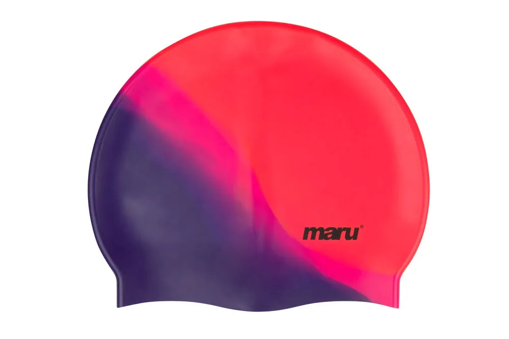 Maru Tie Dye Silicone Swimming Caps
