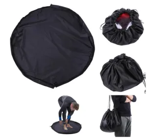 Mat-Bag for Quick-Change after SWIMMING | Waterproof Nylon Carry Pack Pouch for Swimming