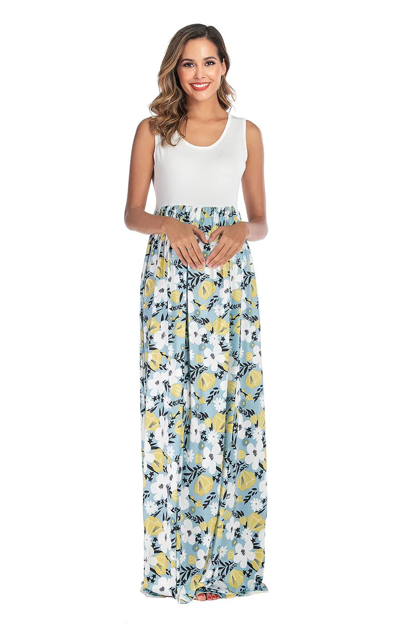 Maternity Graphic Print Dress