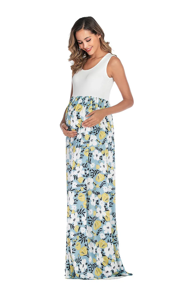 Maternity Graphic Print Dress