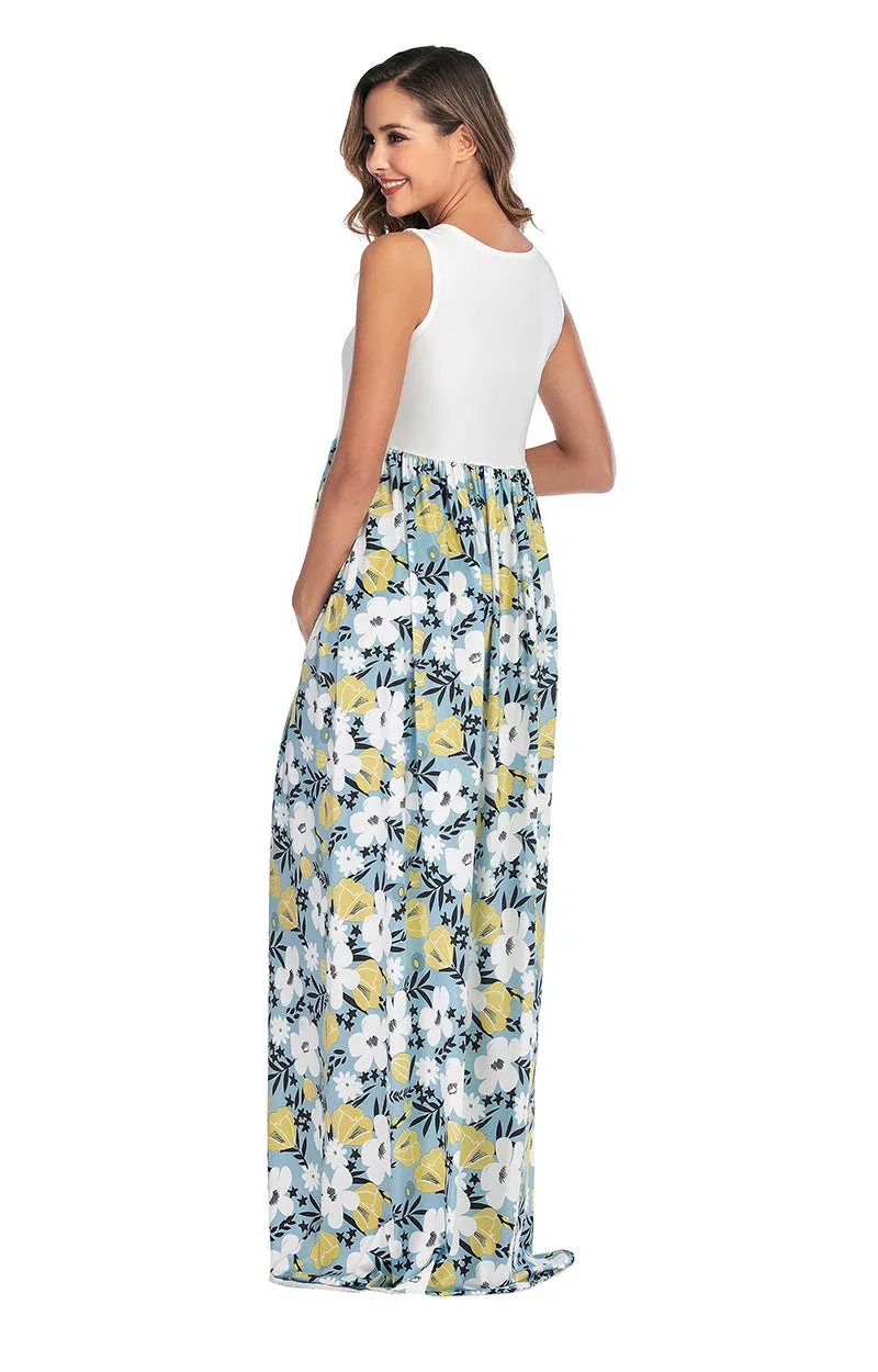 Maternity Graphic Print Dress