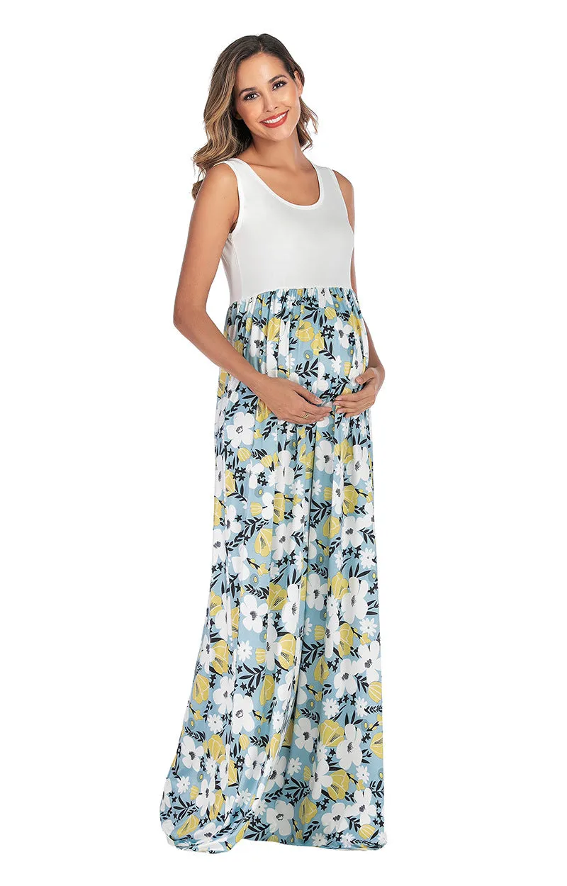 Maternity Graphic Print Dress