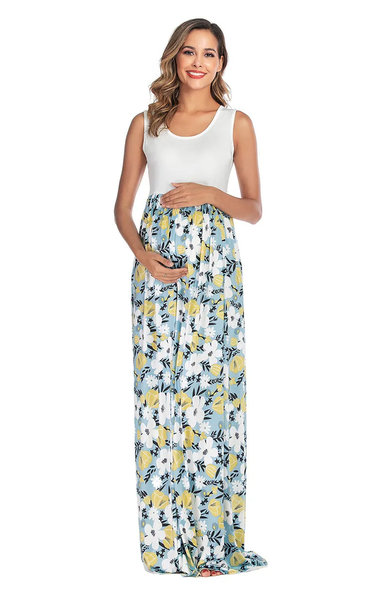 Maternity Graphic Print Dress