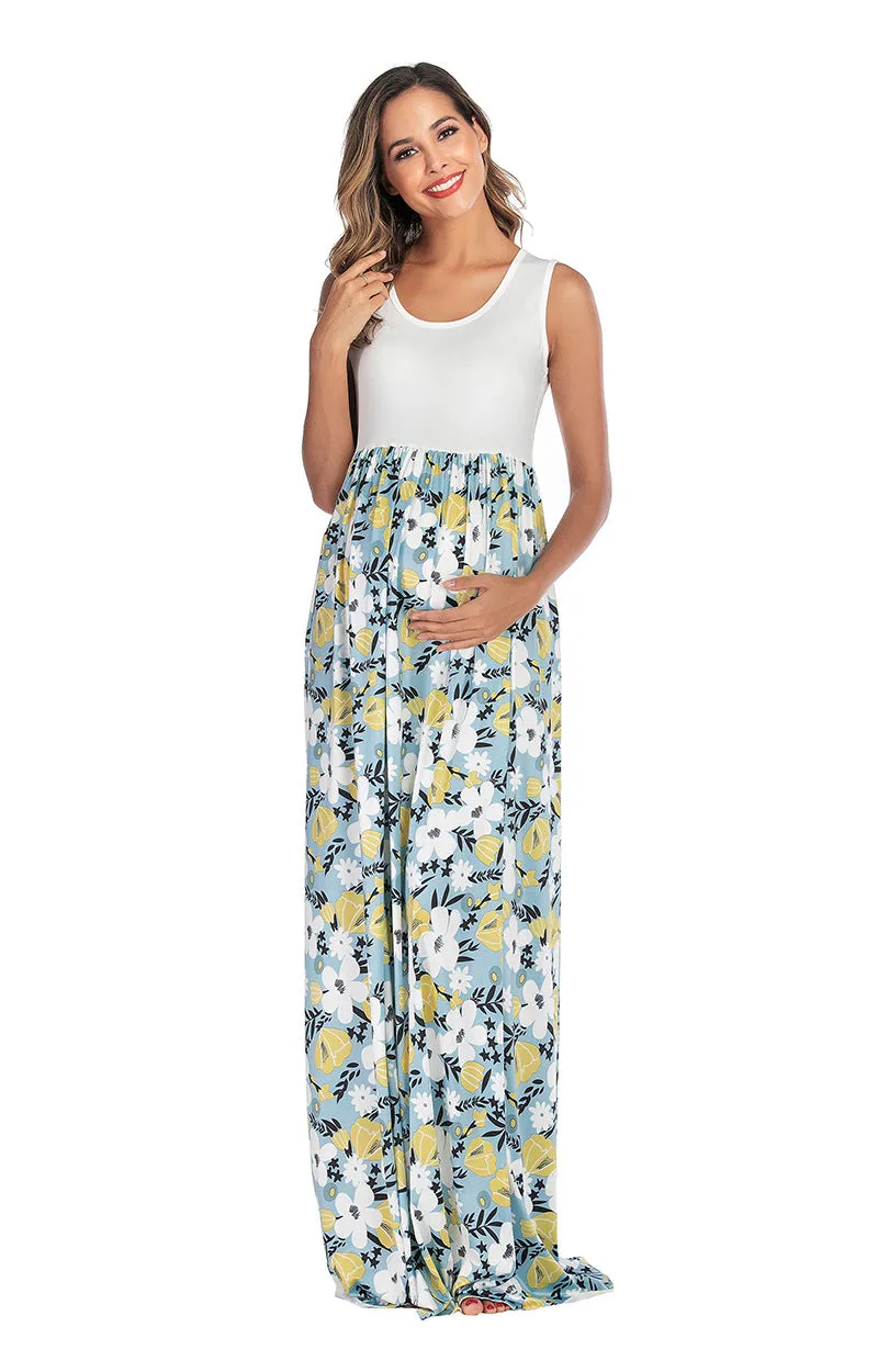 Maternity Graphic Print Dress