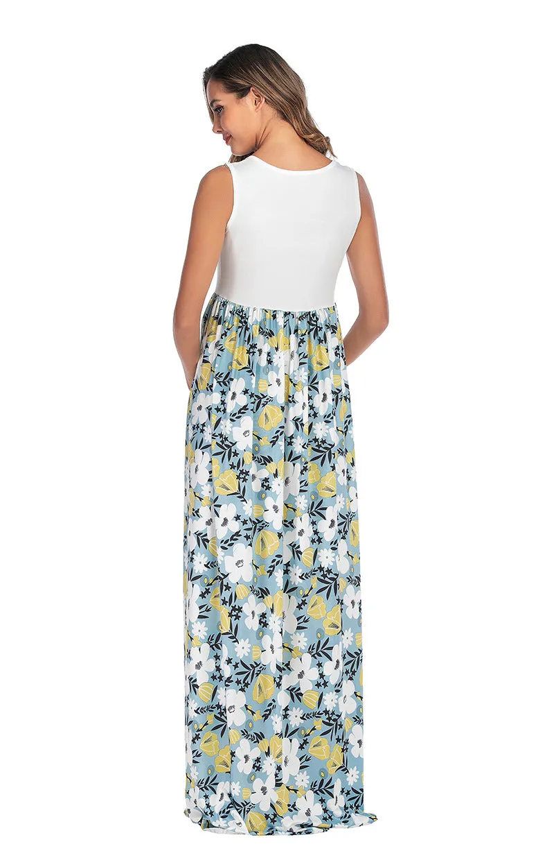 Maternity Graphic Print Dress