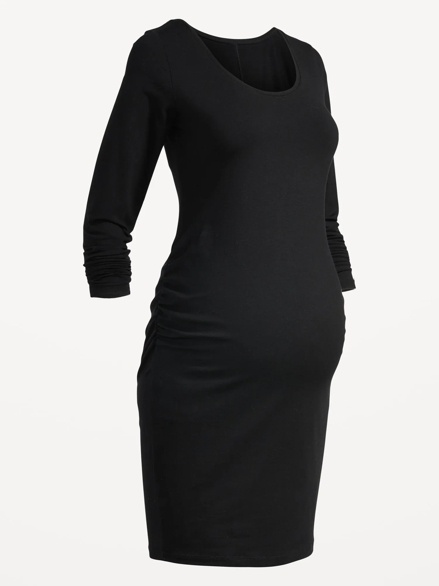 Maternity Long-Sleeve Bodycon Dress
