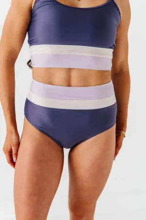 Maven Mid Rise Bottoms in Mulberry