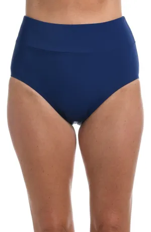 Maxine of Hollywood Plus Size Wide Band Full Pant Swim Bottom - FINAL SALE
