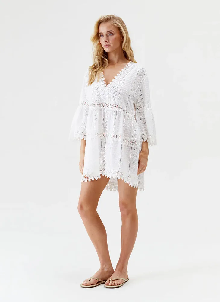Melissa Odabash 'Victoria' White Kaftan