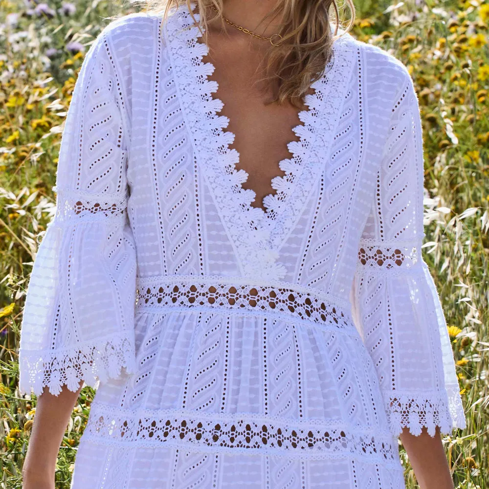 Melissa Odabash 'Victoria' White Kaftan