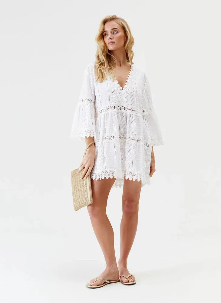 Melissa Odabash 'Victoria' White Kaftan