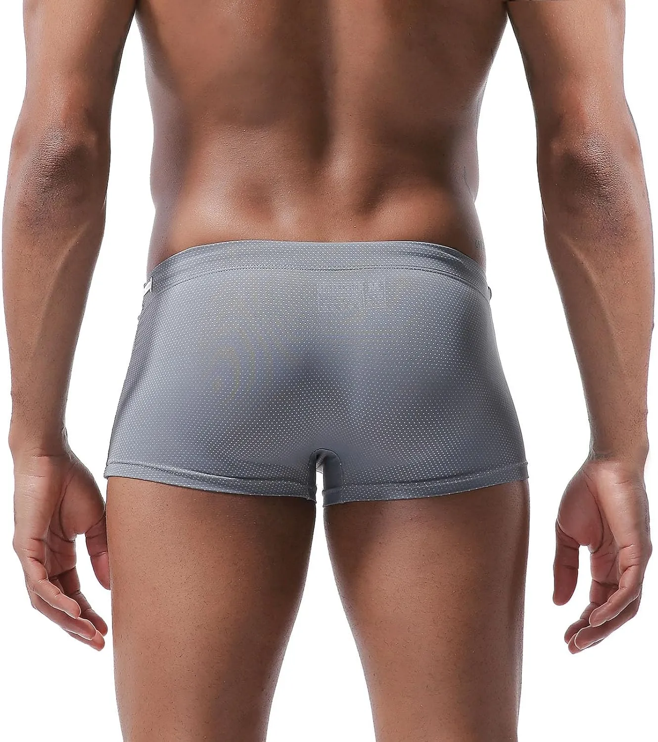 Men Comfy Drawstring Swimwear Shorts Stylish Tight Fit Trunks Mens Quick Dry Breathable Swim Bottoms for Surf 2025