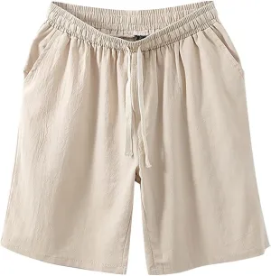 Mens Athletic Gym Shorts 5.5" Elastic Waist Casual Pajama Pocket Jogger Men Workout Short Pants Jogger Gym Shorts