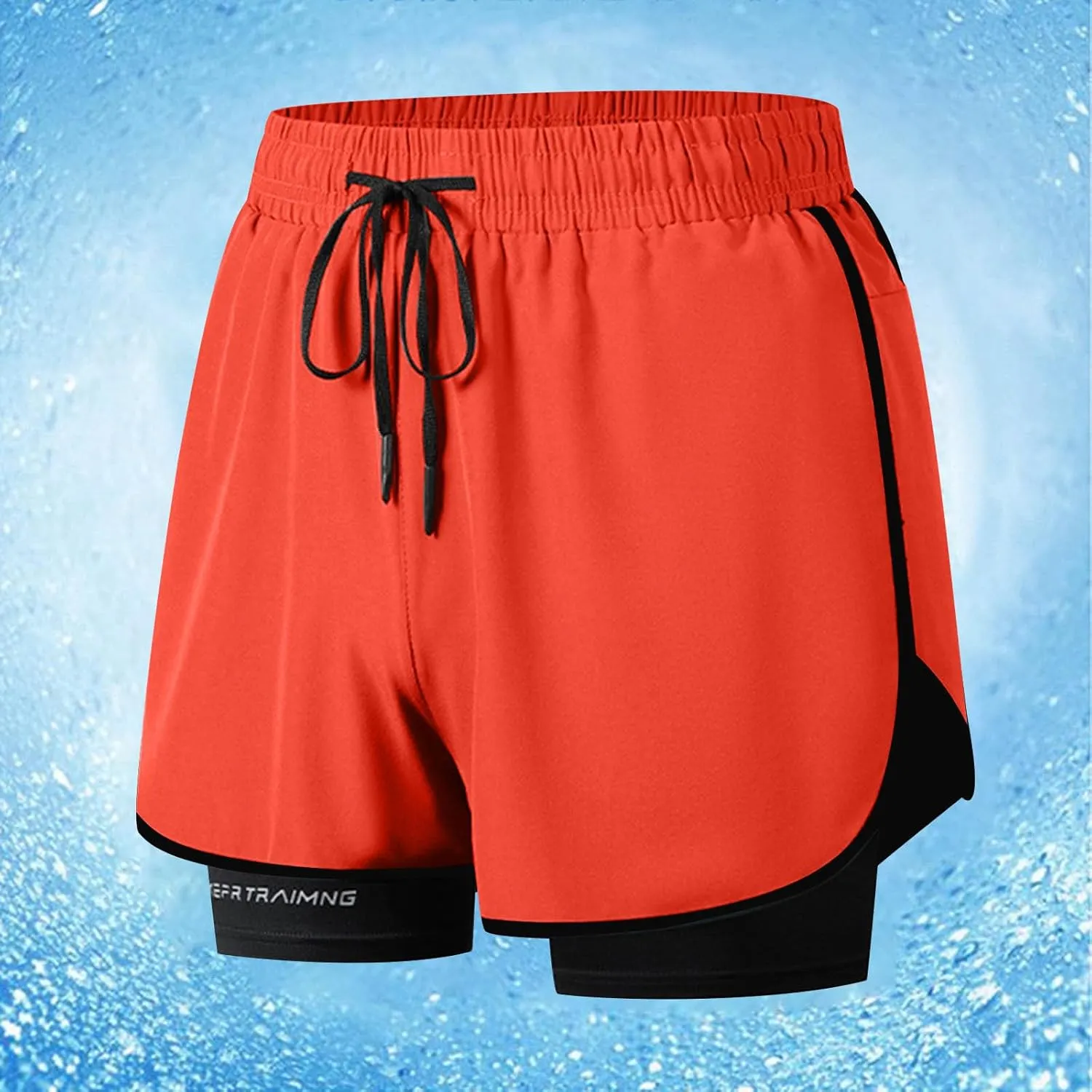 Mens Athletic Shorts 3 Inch Inseam with Liner Quick Dry Running Gear Lightweight Breathable Back Zipper Pocket 2025 Fashion