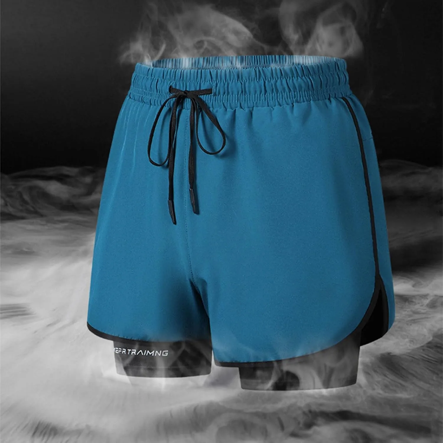 Mens Athletic Shorts 3 Inch Inseam with Liner Quick Dry Running Gear Lightweight Breathable Back Zipper Pocket 2025 Fashion