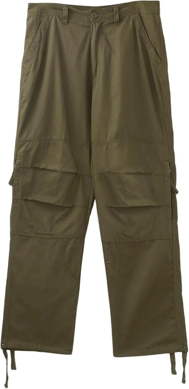 Mens Cargo Pants Relaxed Fit Work Hiking Pants Stretch Tactical Pants Lightweight Outdoor Travel Pants Multi Pockets Pants