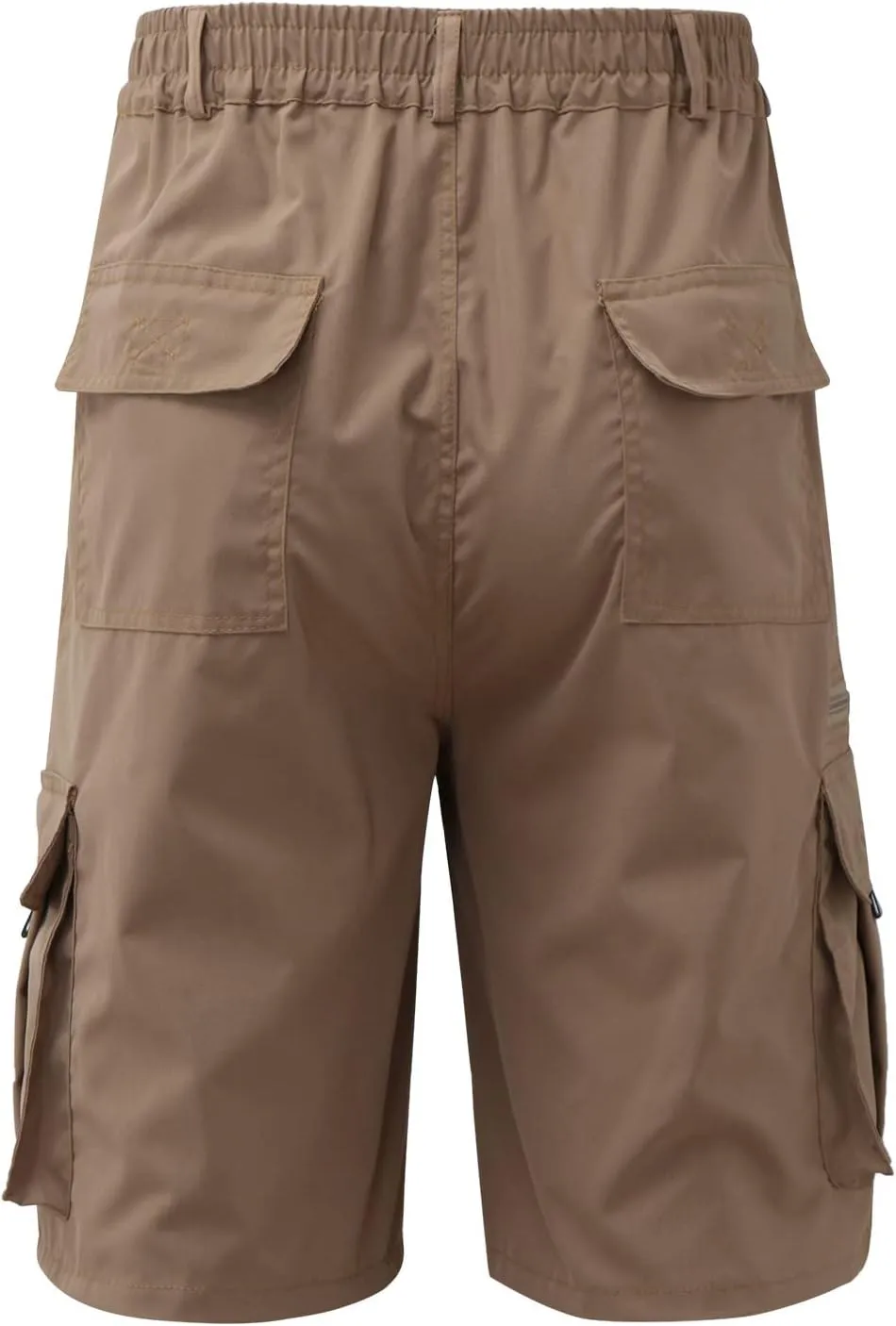 Men's Cargo Short 6 Pockets Comfortable Twill Cotton Elastic Waist Causal Work Shorts Cargo Shorts Work Shorts Hiking Pants