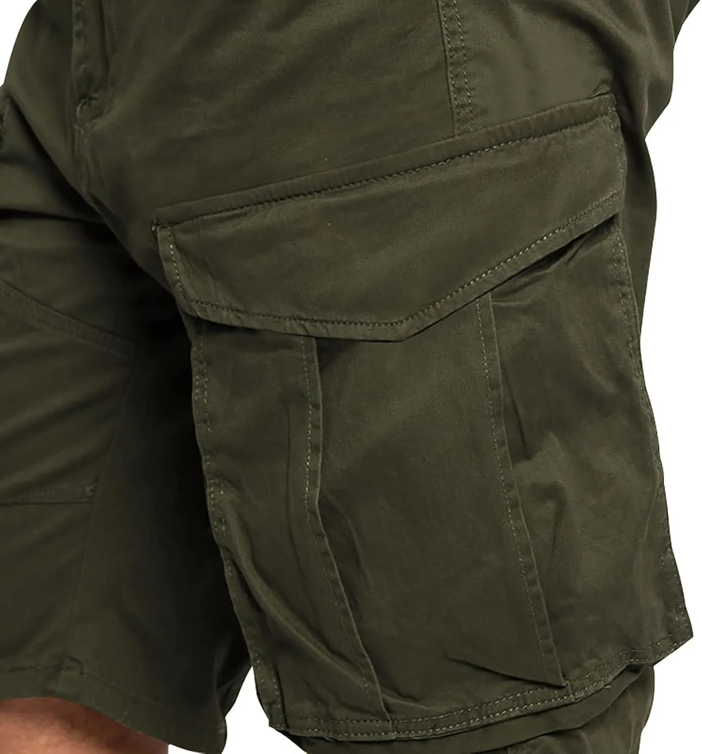 Men's Cargo Shorts Relaxed Fit Camo Short Outdoor Multi-Pocket Cotton Work Casual Shorts with No Belt Outdoor Cargo Shorts