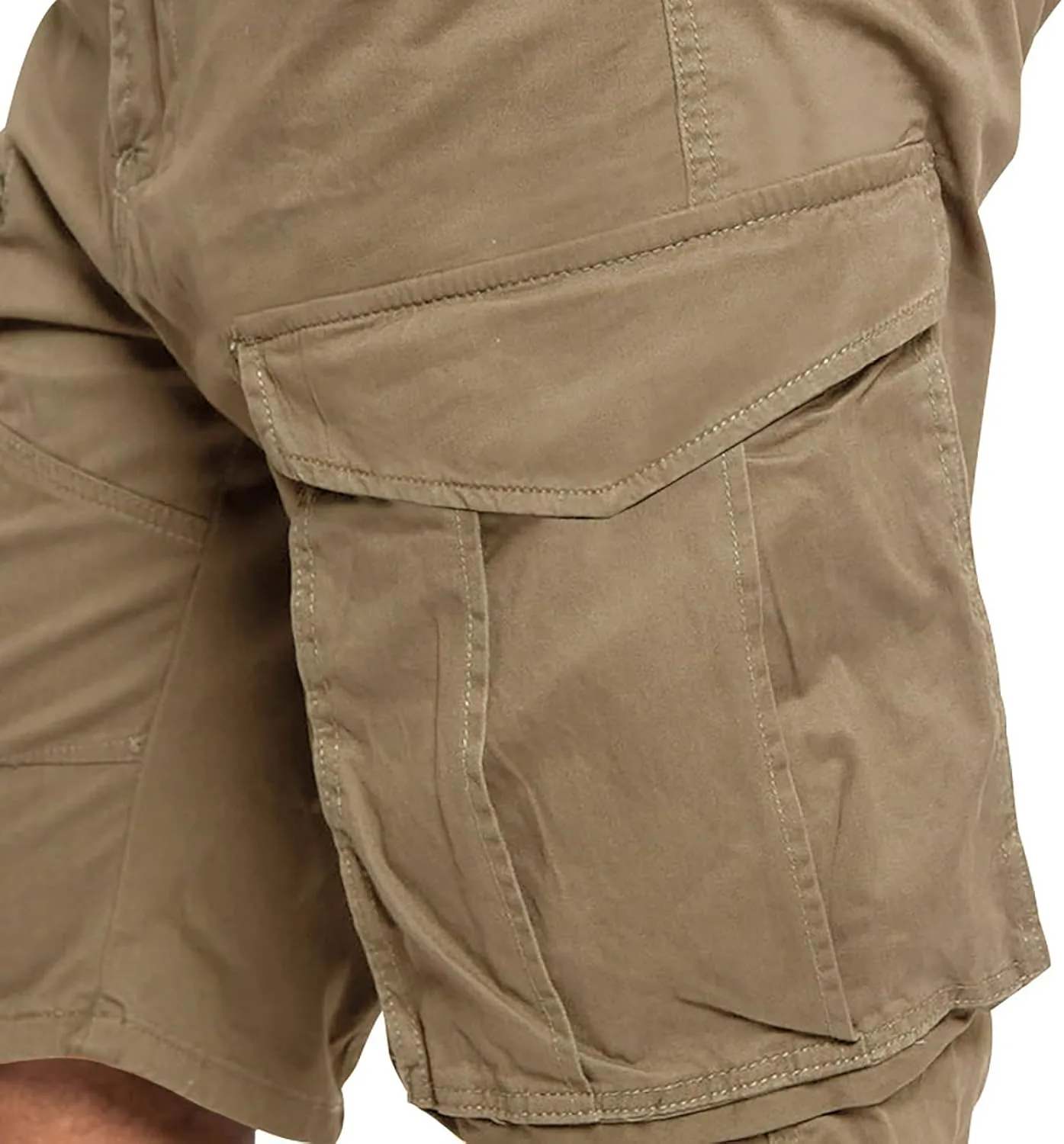 Men's Cargo Shorts Relaxed Fit Camo Short Outdoor Multi-Pocket Cotton Work Casual Shorts with No Belt Outdoor Cargo Shorts